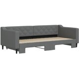  Dnevni krevet na razvlačenje bez madraca tamnosivi 90 x 200 cm | shoptok.hr