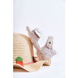 Gemre PE1 Comfortable Children's Sandals With Decoration Silver Cayo | Shoptok.si
