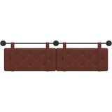  Viseće uzglavlje kreveta Sjajno smeđa Antikni PU Sienna 190 x 55 x 5 cm | shoptok.hr