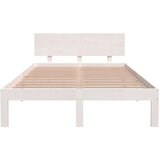  Posteljni okvir bel iz trdne borovine 120x200 cm, (20646269) | Shoptok.si