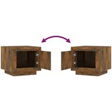  Stolić za kavu dimljeni hrast 51x50x45 cm konstruirano drvo | shoptok.hr