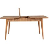 Hanah home vina - atlantic pine, stone atlantic pinestone extendable dining table & chairs set (6 pieces) | Eponuda.com