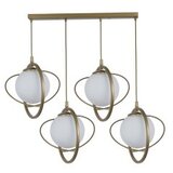Opviq nepal 4 Lü Sıralı eskitme beyaz Camlı Sarkıt antiquewhite chandelier | Eponuda.com