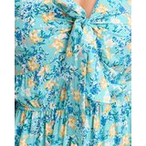 Resti Floral maxi dress with straps in blue color - Clothing | Shoptok.si