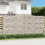  Lučne gabionske košare 4 kom 400x50x200/220cm pocinčano željezo | shoptok.hr