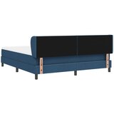 Krevet s opruga kutije s uzglavljem Plava 180 x 200 cm tkanina | shoptok.hr