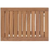  Stolić za kupatilo Prirodna 50 x 35 x 45 cm Čvrsto teak drvo | shoptok.hr