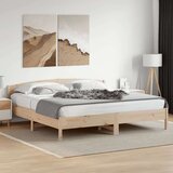  Okvir kreveta s uzglavljem 200 x 200 cm od masivne borovine | shoptok.hr