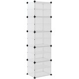  Stalak za cipele prozirni 44 x 31,5 x 153,5 cm od PP-a | shoptok.hr
