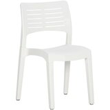 vidaXL Vrtni stol 2 kosa bel poliuretan | Shoptok.si
