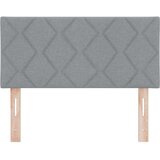  LED glava kreveta Svijetlo siva 90 cm tkanina | shoptok.hr