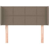  Vzglavje z ušesi taupe 103x16x78/88 cm blago, (20738818) | Shoptok.si