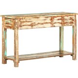  Konzolna mizica 120x40x75 cm trden predelan les | Shoptok.si