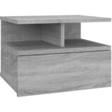 The Living Store Lebdeča nočna omarica siva sonoma 40x31x27 cm inženirski les - Lebdeča Nočna Omarica, (21420953) | Shoptok.si