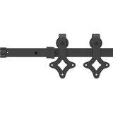  Klizna vrata ORKDAL 93 x 211 cm Masivna borovina i staklo | shoptok.hr