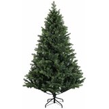  Umjetno božićno drvce s kuglicama 150 cm 150 LED lampica - Zelena 150 cm s LED-ima i crnim lopticama | shoptok.hr