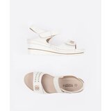 GOODIN White comfortable wedge sandals | Shoptok.si