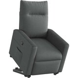 Maison Chic Naslanjač - Relax naslanjač s funkcijo vstajanja temno sivo blago, (22040156) Cene