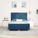  Postelja Modra 160x200 cm Tkanina, (22049554) | Shoptok.si