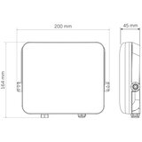  LED spoljašnji reflektor MILKY LED/50W/230V 4000K IP65 crna | Eponuda.com