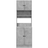 vidaXL Kuhinjska ormarić boja betona 60x50x180 cm konstruirano drvo | shoptok.hr