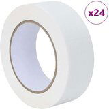 vidaXL Maskirni trakovi za slikarje 24 pcs Bela 38mm x 50m Papir | Shoptok.si