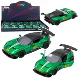 Car Metal Race Drive Opening Doors Green 1:32
