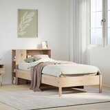 vidaXL Krevet s regalom za knjige bez madraca 90x190 cm od borovine Cijene