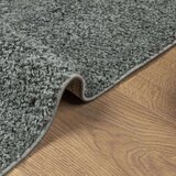  Čupavi moderni tepih s visokim vlaknima zeleni 140x200 cm | shoptok.hr