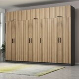 Hanah home kale - 5295 walnutanthracite wardrobe | ePonuda.com