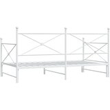 Krevet na rasklapanje bez madraca bijeli 107x203 cm čelik | Eponuda.com