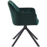 Mömax stol patti, temno zelena, žamet, vrtljiv | Shoptok.si