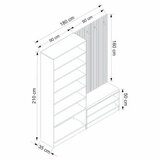 Woody Fashion noah - 8313 walnut hall stand | ePonuda.com