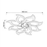 Brilagi LED plafonski ventilator (prigušiva) LED/44W/230V Ø 90 cm, bela + daljinski upravljač | Eponuda.com
