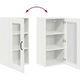 vidaXL Stenska kuhinjska omarica s polico 2 pcs Bela 40 x 31 x 80 cm | Shoptok.si