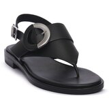 Frau Sandali & Odprti čevlji LONDON NERO Črna | Shoptok.si