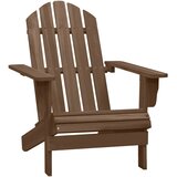  Vrtna stolica Adirondack s otomanom i stolićem jelovina smeđa | shoptok.hr