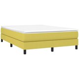  Posteljni okvir brez vzmetnice zelen 140x200 cm tkanina | Shoptok.si