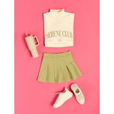 Sinsay Dreserica half-zip s natpisom "Serene Club" | shoptok.hr