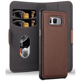 Cadorabo Ohišje, združljivo z Samsung Galaxy S8 PLUS v antique brown - Zaščitni ovitek 2-v-1 s funkcijo stojala in režo za kartice, (20560566) | Shoptok.si