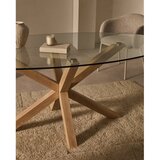 Kave Home Blagovaonski stol sa staklenom pločom stola 100x200 cm Argo – | shoptok.hr