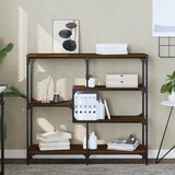 Maison Chic konzolna miza - miza ob steni rjav hrast 103x32x95 cm inženirski les, (21786313) | Shoptok.si