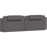  Krevet Viana s madracem sivi 180 x 200 cm od umjetne kože | shoptok.hr