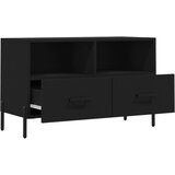 TV ormarić crni 80 x 36 x 50 cm od konstruiranog drva | shoptok.hr