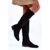 Boto Leather Ankle Boots On Flat Heel Black Eelin | ePonuda.com