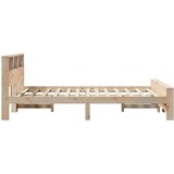  Krevetna konstrukcija Smeđa 135 x 190 cm Masivna borovina | shoptok.hr