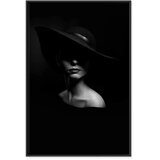  Slika - Mysterious Woman (1 Part) Vertical 60x90 U crnom drvenom okviru | shoptok.hr