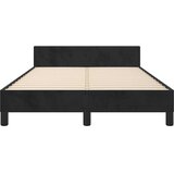  Okvir kreveta bez madraca crni 120 x 200 cm baršunasti | shoptok.hr