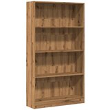 Maison Chic Knjižna omara - Knjižni regal hrast 80x24x143 cm inženirski les, (21723209) Cene