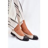 S. BARSKI Leather Ballet Flats With Decoration D&A | Shoptok.si